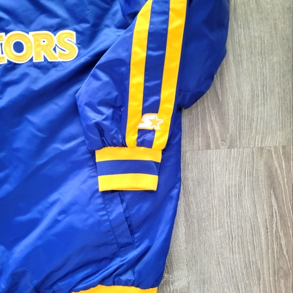 BRAND NEW Golden State Starter Satin Jacket Men's Size XL - Picture 6 of 7
